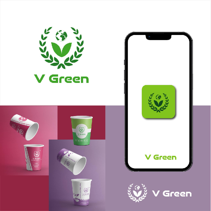 V GREEN LOGO